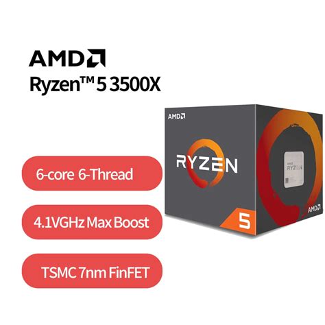 Amd Ryzen 5 3500x R5 3500x 36 Ghz 6 코어 6 스레드 Cpu 프로세서 7nm 65w L3