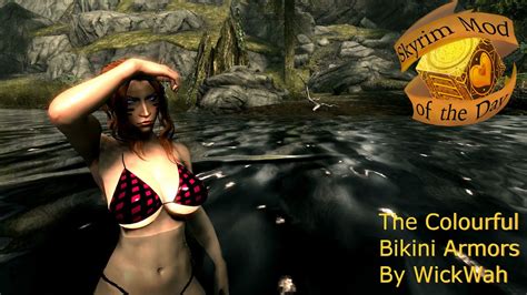 Skyrim Mod Of The Day The Colourful Bikini Armors Youtube