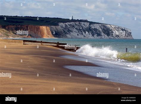 The Cliffs And Monument At Culver Sandown Shanklin On The Isle Of Wight