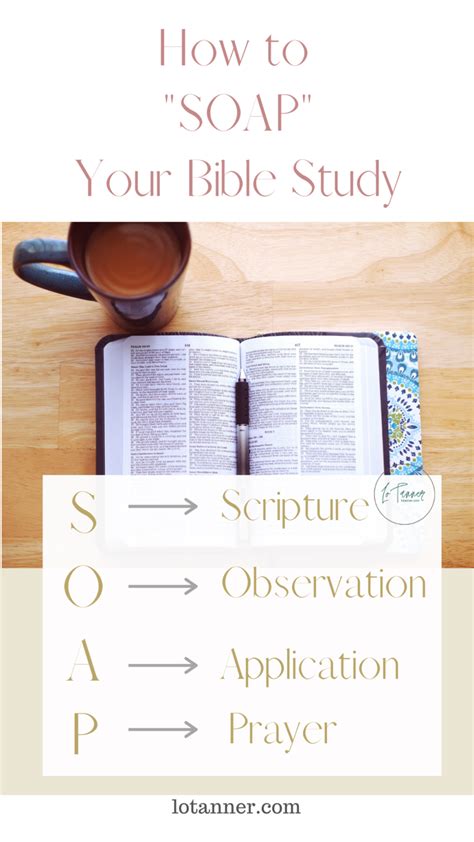 4 Steps How To Soap Bible Study Lets Talk Bible Study