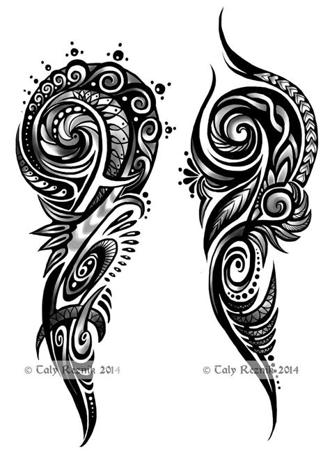 Tribal Swirls By Trollgirl On Deviantart Tribal Tattoos For Men