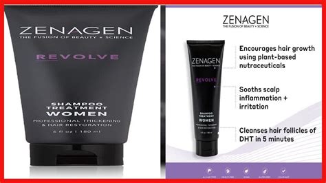 Great Product Zenagen Revolve Thickening And Hair Loss Shampoo Treatment For Women Youtube