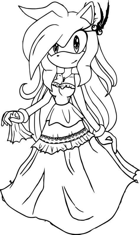 Amy Rose Sonic Boom Coloring Pages Kulturaupice