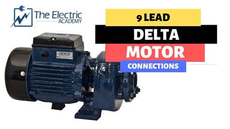 Start studying chapter 14 ac motors. NINE LEAD DELTA MOTOR CONNECTIONS: How to make the high voltage AND low voltage connections ...
