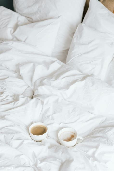 Morning Coffee In Bed During Lockdown Premium Image By