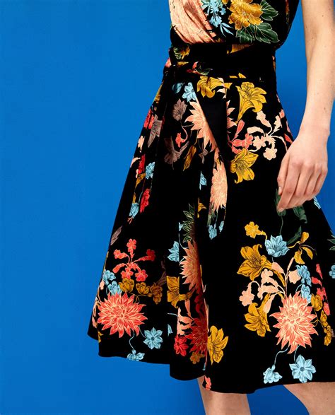 Falda Estampada Flores Lovely Clothes Floral Print Skirt Fashion