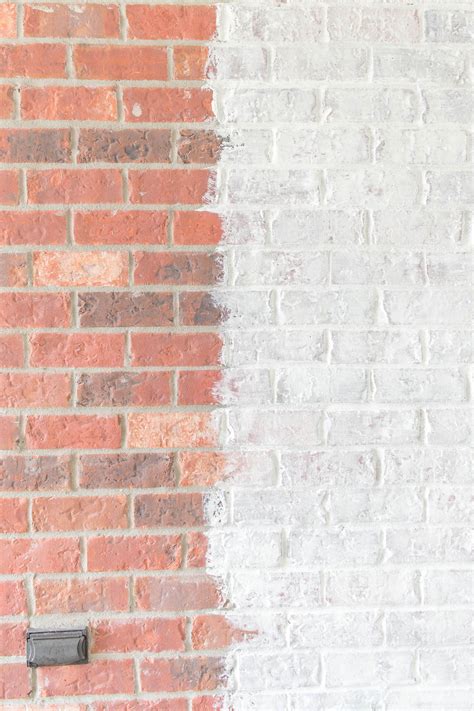 How To Whitewash Brick Authentic Diy Recipe