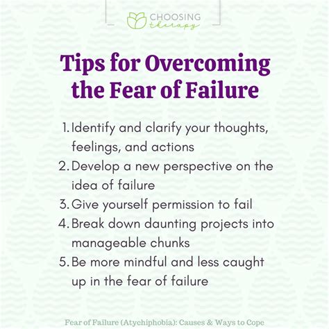 Fear Of Failure Causes Ways To Cope With Atychiphobia