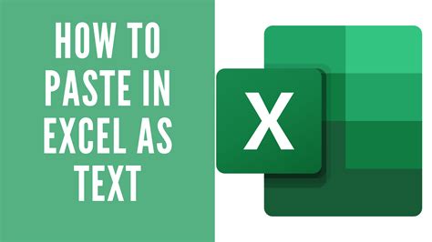 How To Paste In Excel As Text Excel Wizard