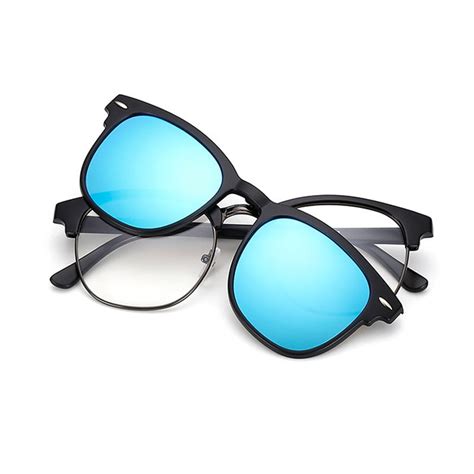 sunglasses clip on eyeglasses magnetic clip men women tr90 polarized lens sun glasses uv400