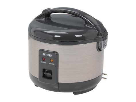 Tiger JNP S55U Rice Cooker And Warmer Stainless Steel Gray 6 Cups