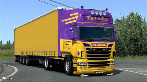 ETS Scania RJL Martin Snel Combo Skin Pack X Euro Truck
