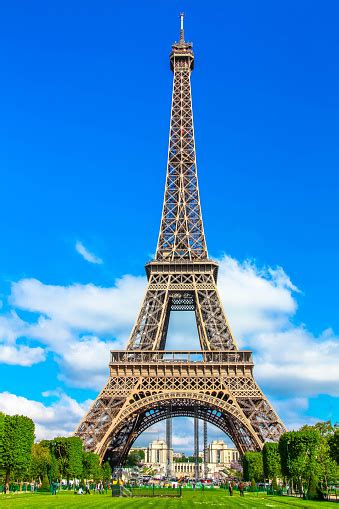 Eiffel Tower In A Sunny Day In Paris Stock Photo Download Image Now