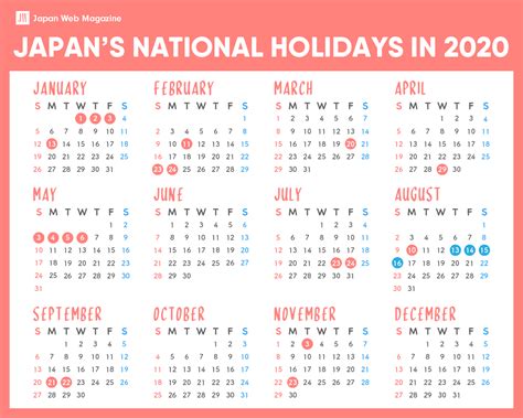 Japanese National Holidays In 2020 Japan Web Magazine