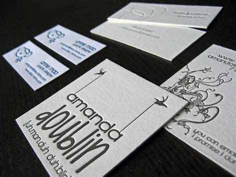 Watch how each time you hand someone your card, they delight in how it feels as well as looks. square-letterpress-business-card - DotCave