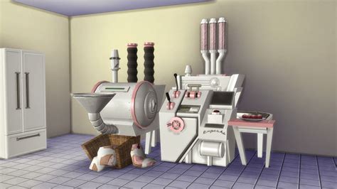 Kyms Creations Whipped Dream Cupcake Factory Machine Baby Pink Sims