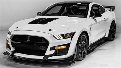 2020 Ford Mustang Shelby Gt500 White Ford Release Specs