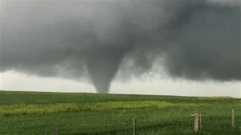 Large Tornado Touches Down In Chugwater Wyoming Youtube