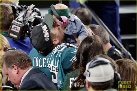Photo Nick Foles Wife Daughter Super Bowl 07 Photo 4027728 Just Jared