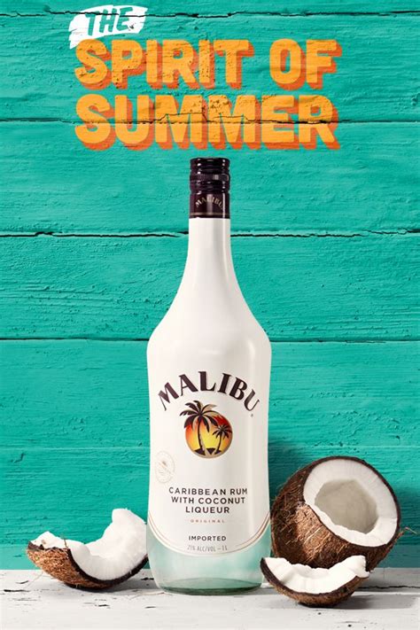 Add equal parts of malibu rum, cranberry juice and pineapple juice and stir. Why choose Malibu? Because Malibu is the spirit of Summer ...