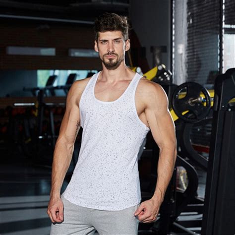 2018 Golds Gyms Clothing Brand Singlet Bodybuilding Stringer Tank Top
