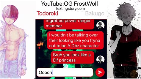 Todoroki And Bakugou Roast Each Other My Hero Academia Chat Youtube