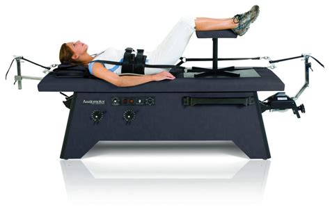 hill anatomotor roller massage traction table