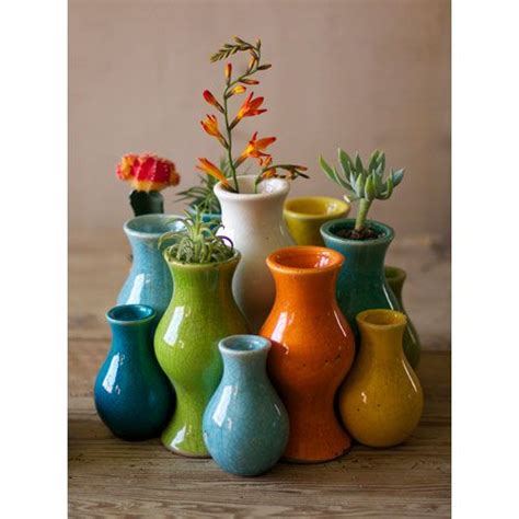 What kind of vases are white in color? Kalalou Multi Colored Ceramic Vases, Set Of 13 Cph2700 ...