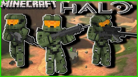 Minecraft Halo Mod Play With Weapons From All The Different Halo