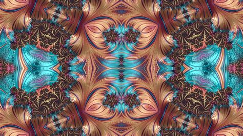 Colors Blue And Orange Digital Art Guillochis Hd Abstract
