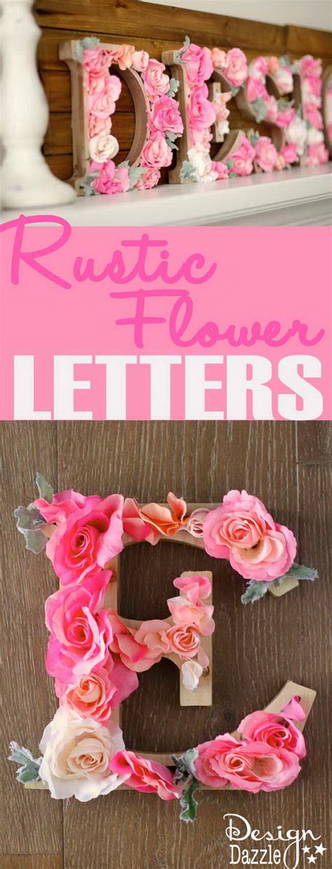 20 Ideas For Decorating Letters