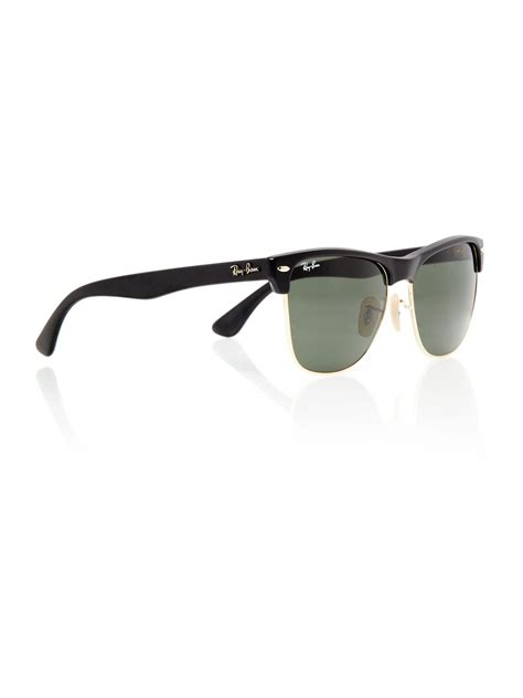ray ban unisex clubmaster new black sunglasses in black for men lyst