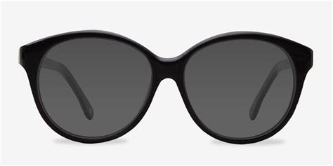 Stella Round Dark Gray Frame Sunglasses For Women Eyebuydirect