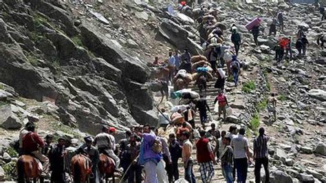 Amarnath Yatra Remains Suspended Due To Inclement Weather Jammu And
