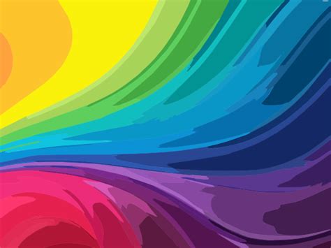 Abstract Rainbow Background Clip Art At Vector