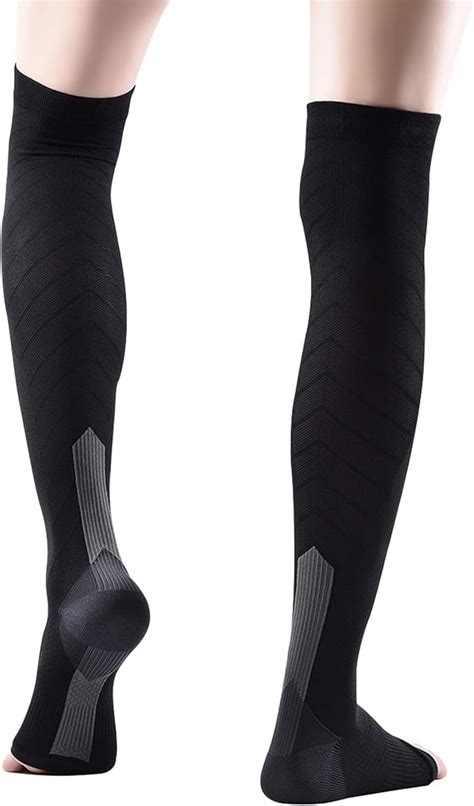 women and men s professional compression stockings 20 30 mmhg over the knee athletic running