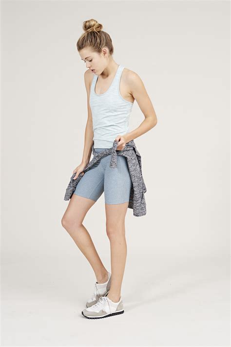 The Simple Bra Tank In Seafoam Space Dye Moss From Outdoor Voices