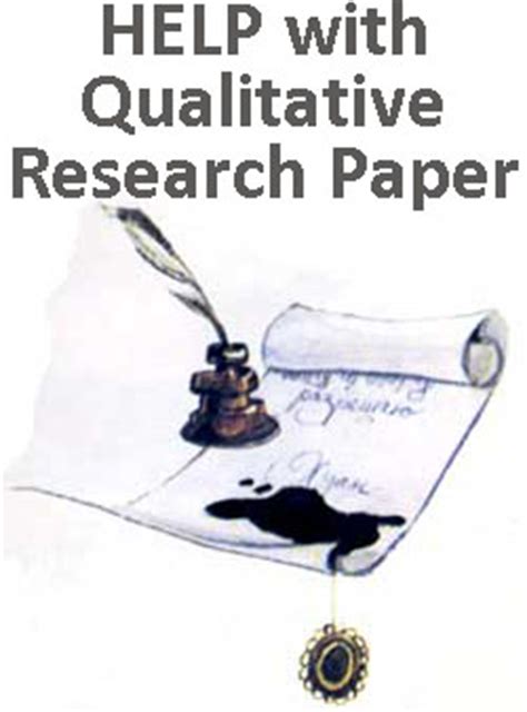 There is no one qualitative method, but rather a number of research approaches which fall under the umbrella of 'qualitative methods'. Qualitative Research Papers Writing Help