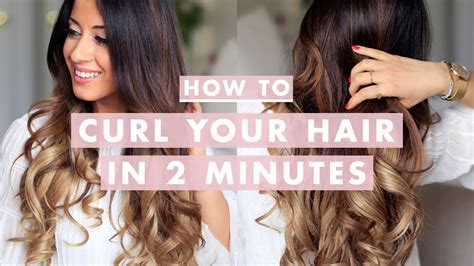 How To Curl Your Hair In 2 Minutes Luxy Hair Youtube