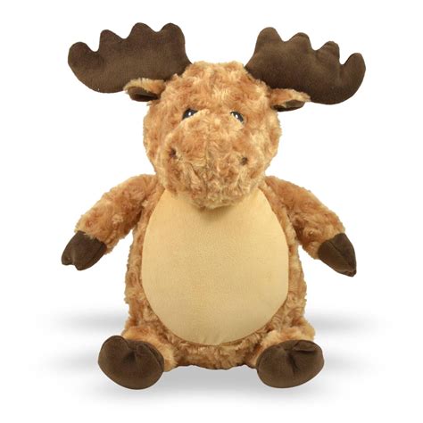 Moose Stuffed Animal Personalized Embroidered Plush Animal Etsy