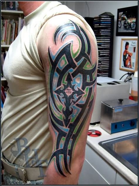 Cool upper arm, half sleeve tattoo designs and ideas #tattoos #tattoosforguys. Pin on Awesome Ink