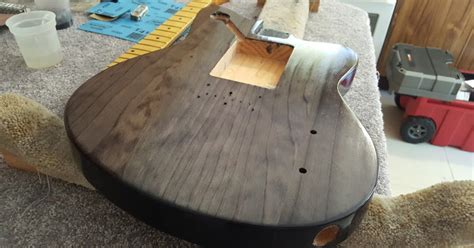 Guitar Kit Builder Scratch Pine Toronado Body Finish Do Over