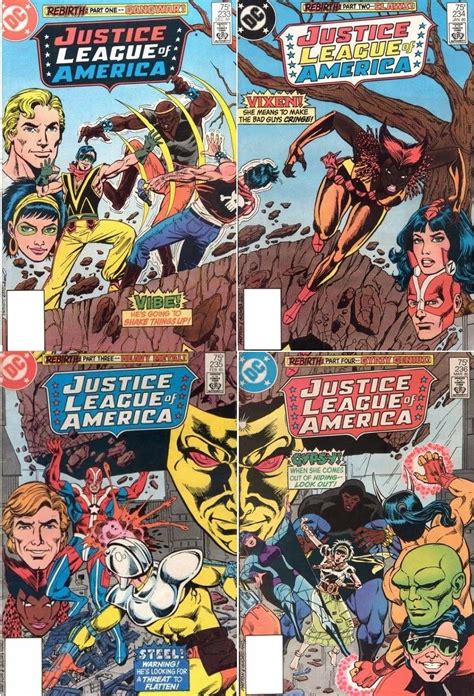 Dc Comics Of The 1980s 1984 Justice League Of America 233 236 Cover