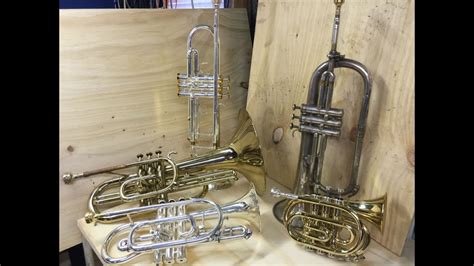Trumpet Cornet Flugelhorn Mellophone Comparison Youtube