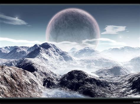 Sci Fi Planet Rise Hd Wallpaper Peakpx