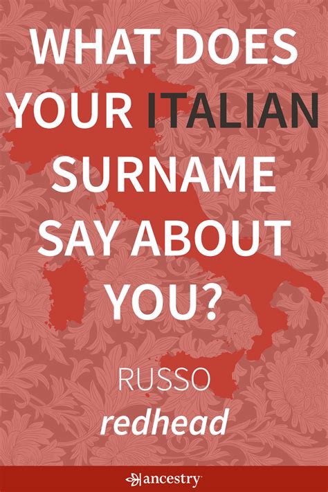Italian Surnames 7 Facts To Know Ancestry Blog Surnames Ancestry