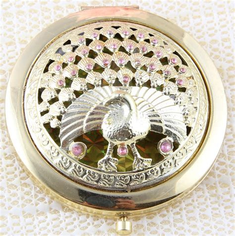 New Arrival Crystal Pocket Mirror Phoenix Jewelry Cute Compact Mirror