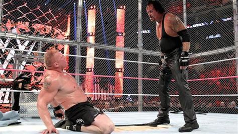 Wwe Hell In A Cell Brock Lesnar And The Undertakers Bloody End