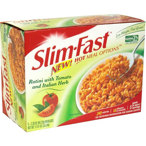 Slimfast Hot Meal Options Rotini With Tomato And Italian Herb Shop