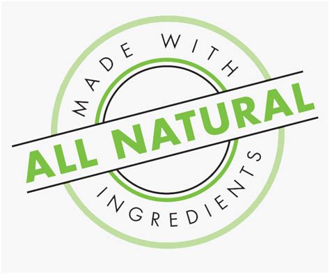 All Natural Ingredients Logo Hd Png Download Kindpng